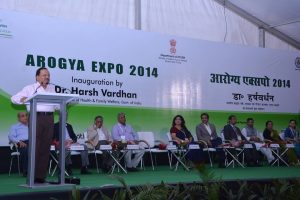 Dr.Harsh vardhan, Health Minister Of India Speakin@Aarogya Expo, New Delhi